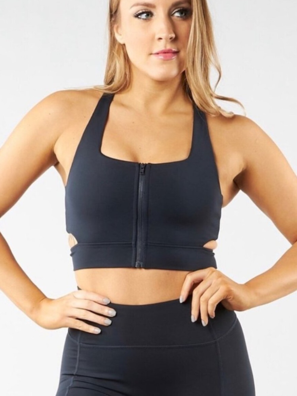Buffbunny Blizzard Zip Up Sports Bra